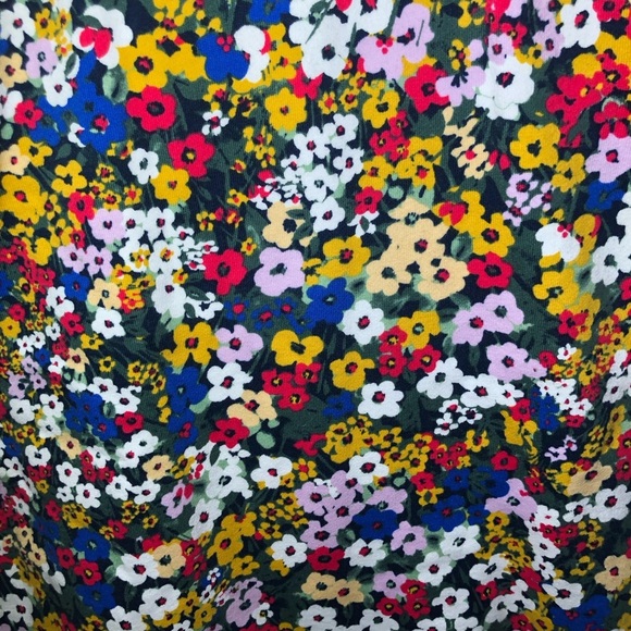 Ann Taylor petite Floral Eyelet Cuff Shift T-Shirt dress size XSP - Picture 7 of 9